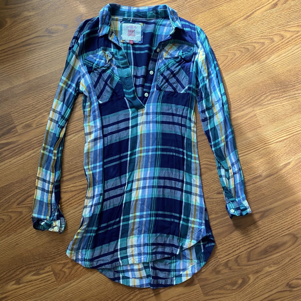 Plaid Shirt Dress, super soft!